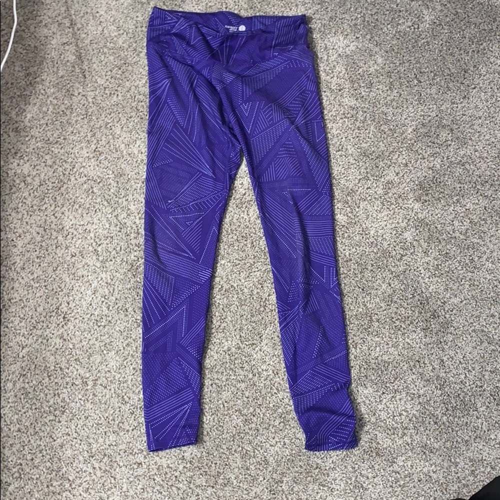 Thick and Stretchy Purple Workout Leggings